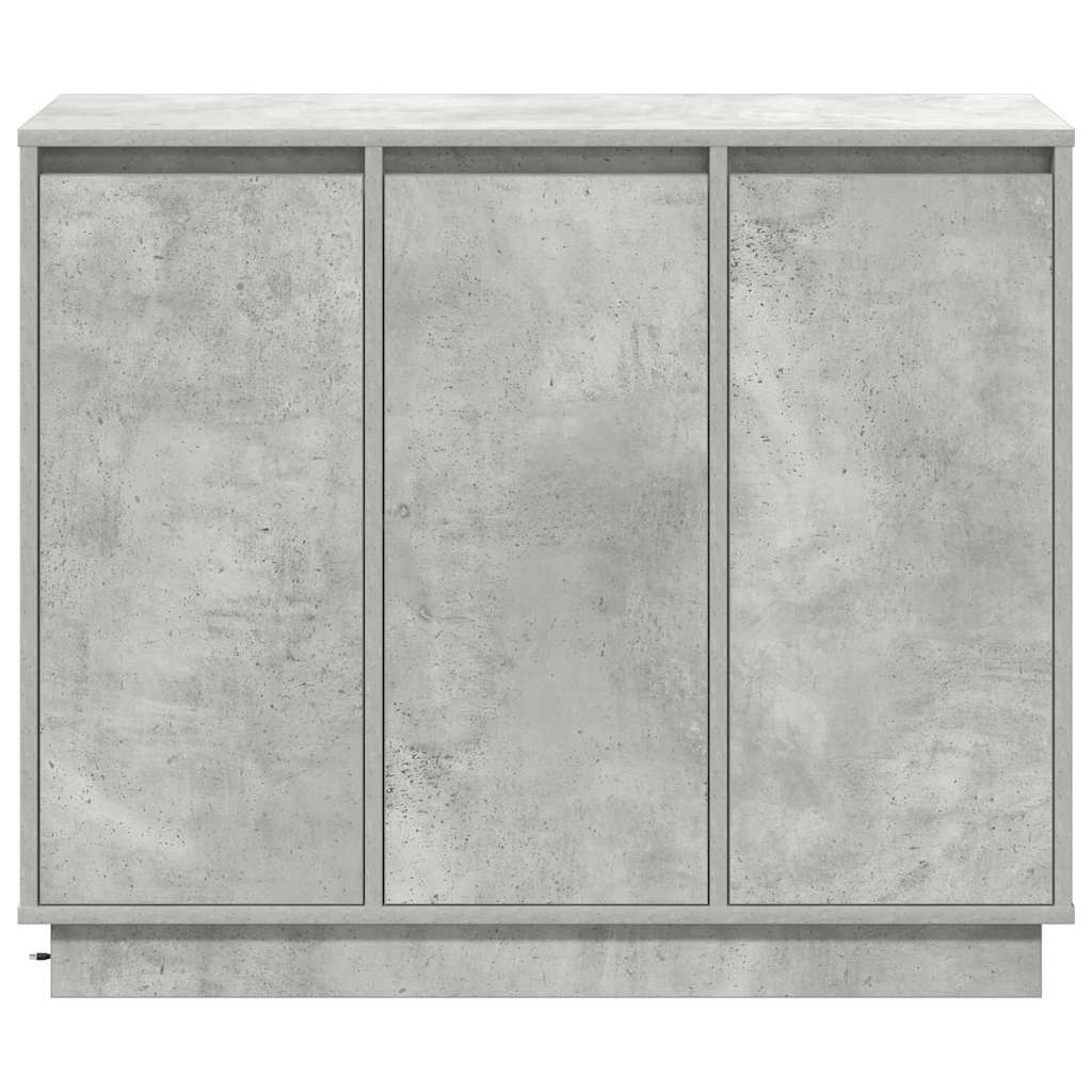 vidaXL Sideboard Concrete Grey 90 x 32 x 75 cm Engineered wood