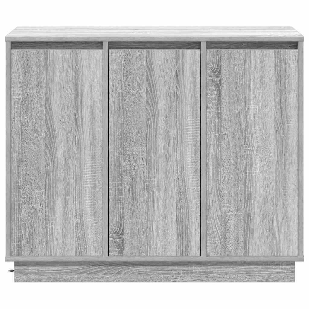 vidaXL Sideboard with Door Grey Sonoma 90 x 32 x 75 cm Engineered wood
