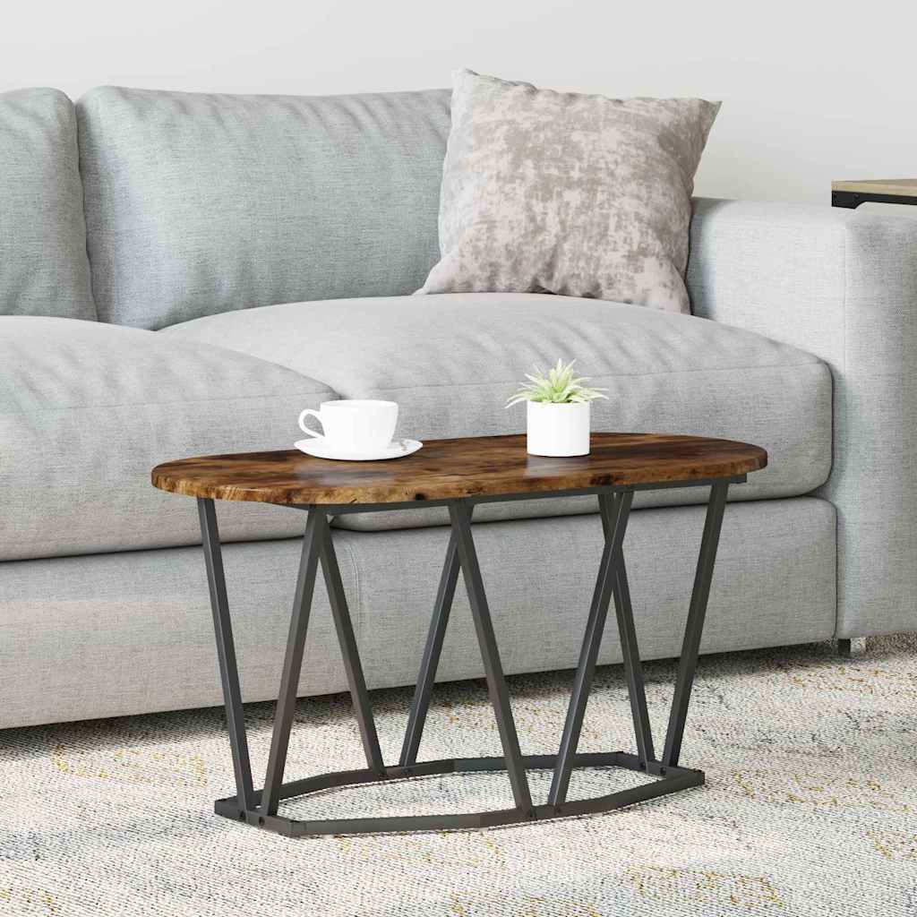Coffee Table Smoked Oak 80 x 40 x 40.5 cm