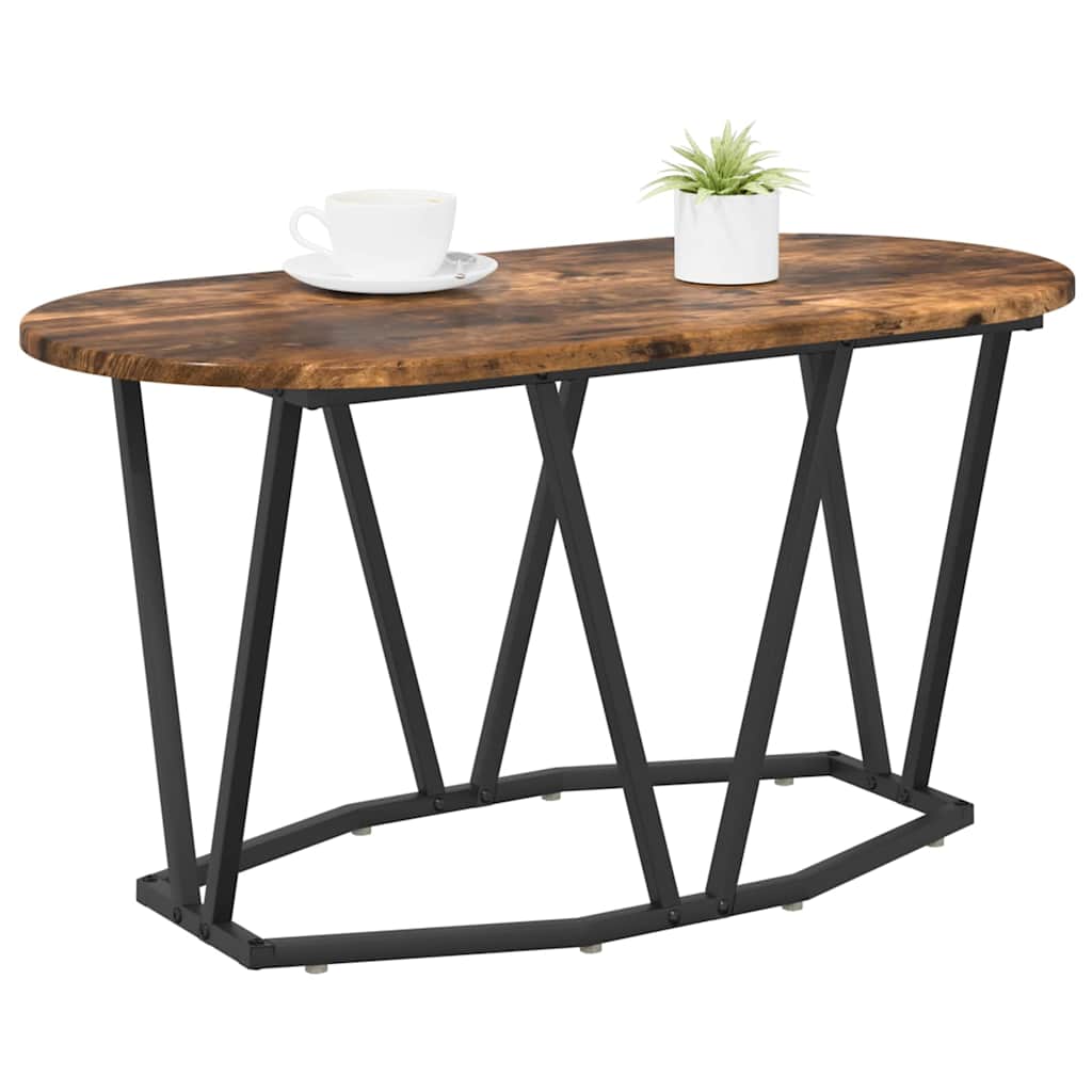 Coffee Table Smoked Oak 80 x 40 x 40.5 cm