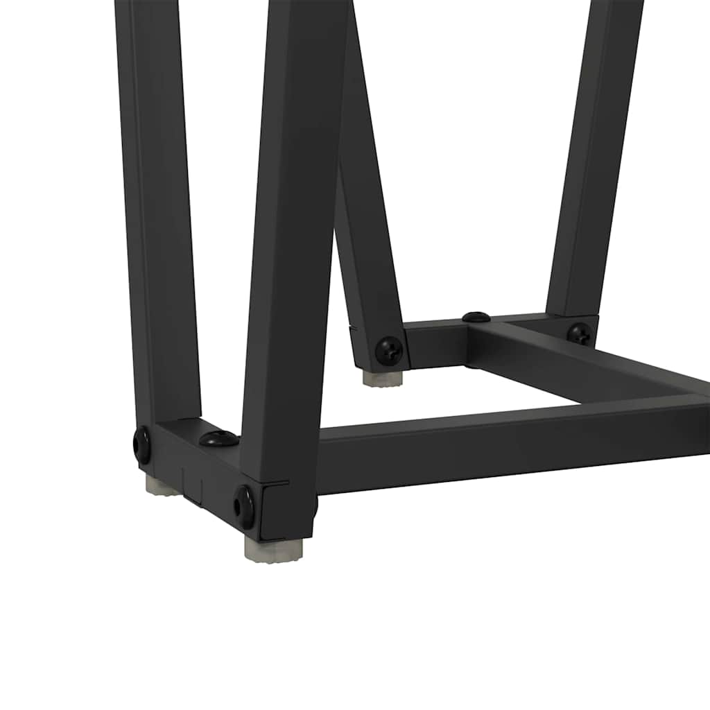 Side Table Set 2 pcs Black Oak