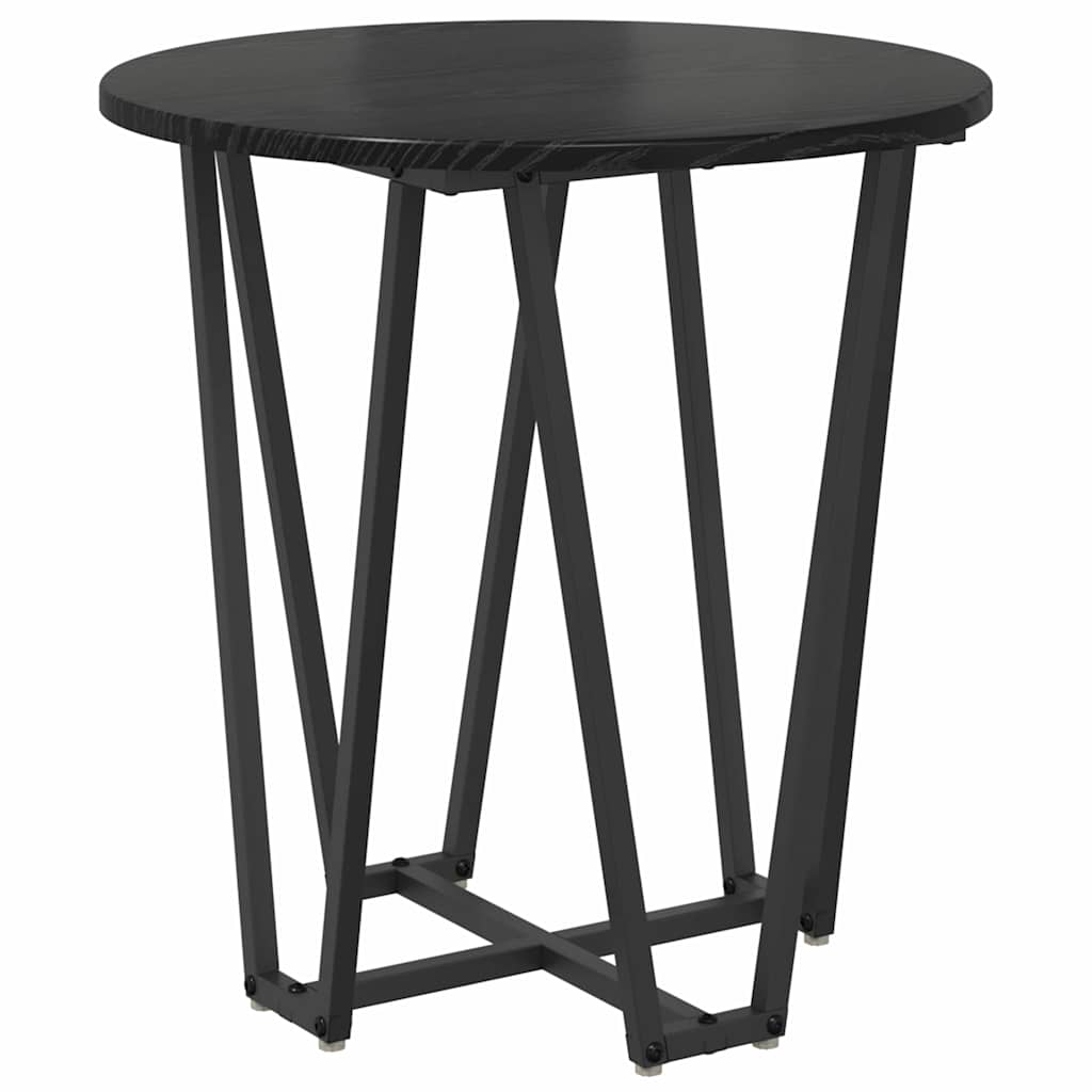 Side Table Set 2 pcs Black Oak