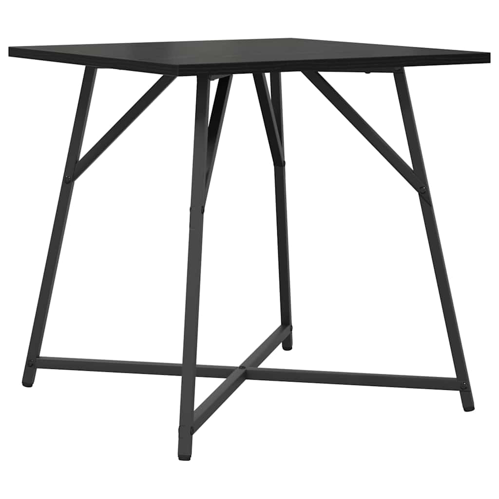 Side Table Set 2 pcs Black Oak