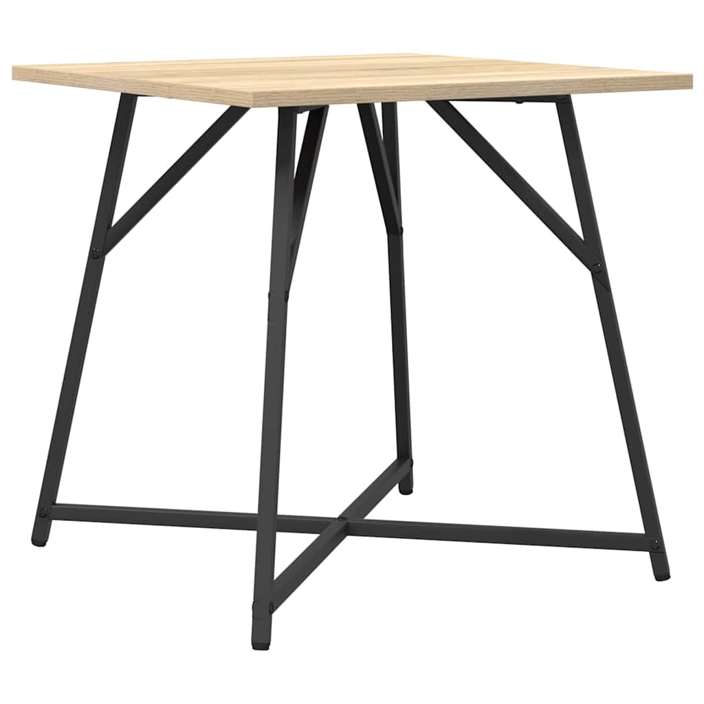 Side Table Set 2 pcs Sonoma Oak and Black