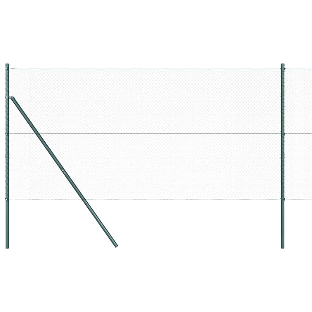 Ground Fix Welded Wire Fence 25 x 1 m (W x H) PVC-Coated Steel