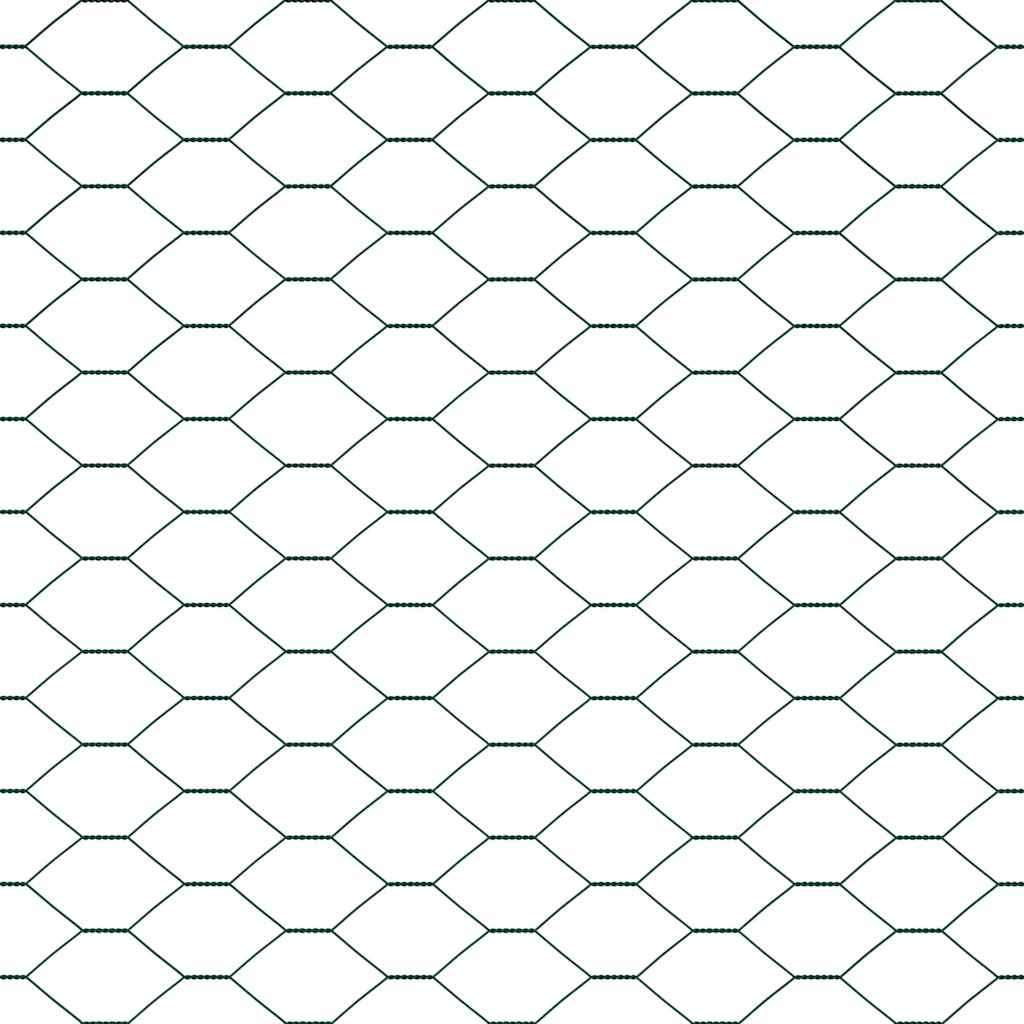 Fence Post Green 25 x 1.5 m (25 mm mesh) Steel