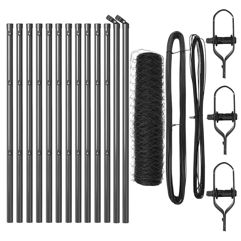 Ground Fix Welded Wire Fence 25 x 0.6 m (W x H)
