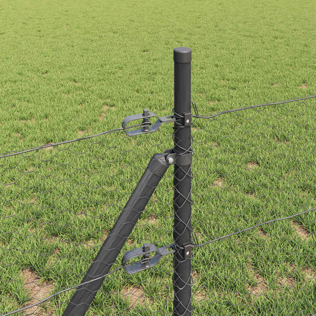 Ground Fix Welded Wire Fence 25 x 0.8 m (W x H)