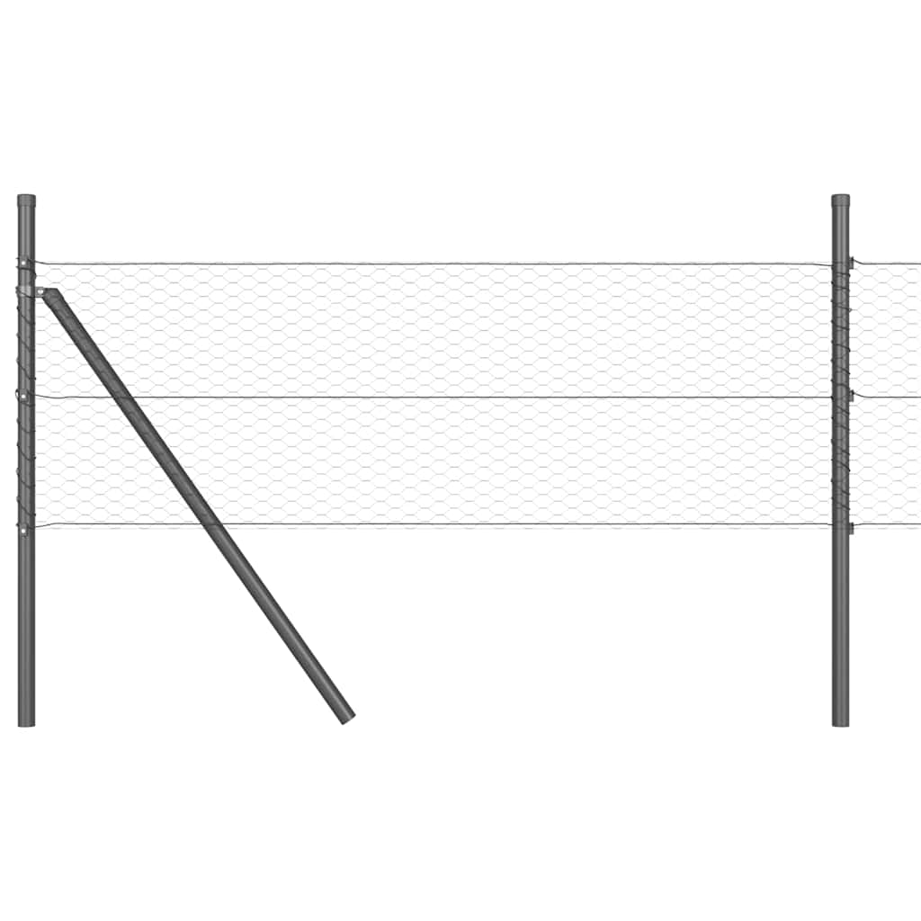 Ground Fix Welded Wire Fence 25 x 0.8 m (W x H)