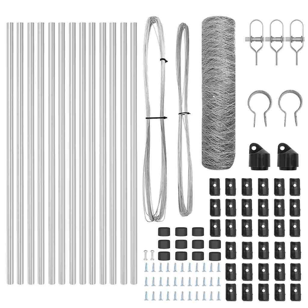 Ground Fix Welded Wire Fence 25 x 0.5 m (W x H)
