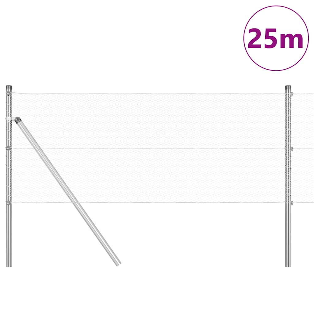 Ground Fix Welded Wire Fence 25 x 0.6 m (W x H)