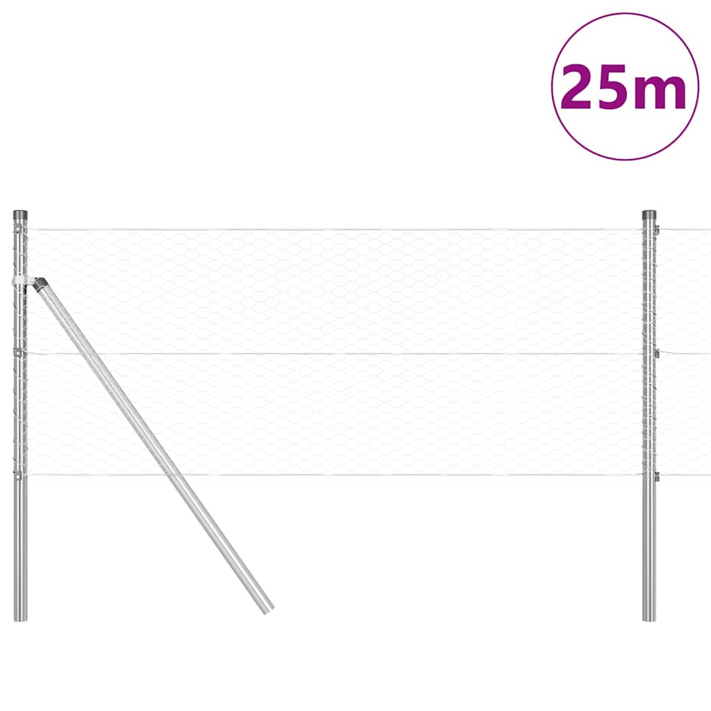Ground Fix Welded Wire Fence 25 x 0.6 m (W x H)