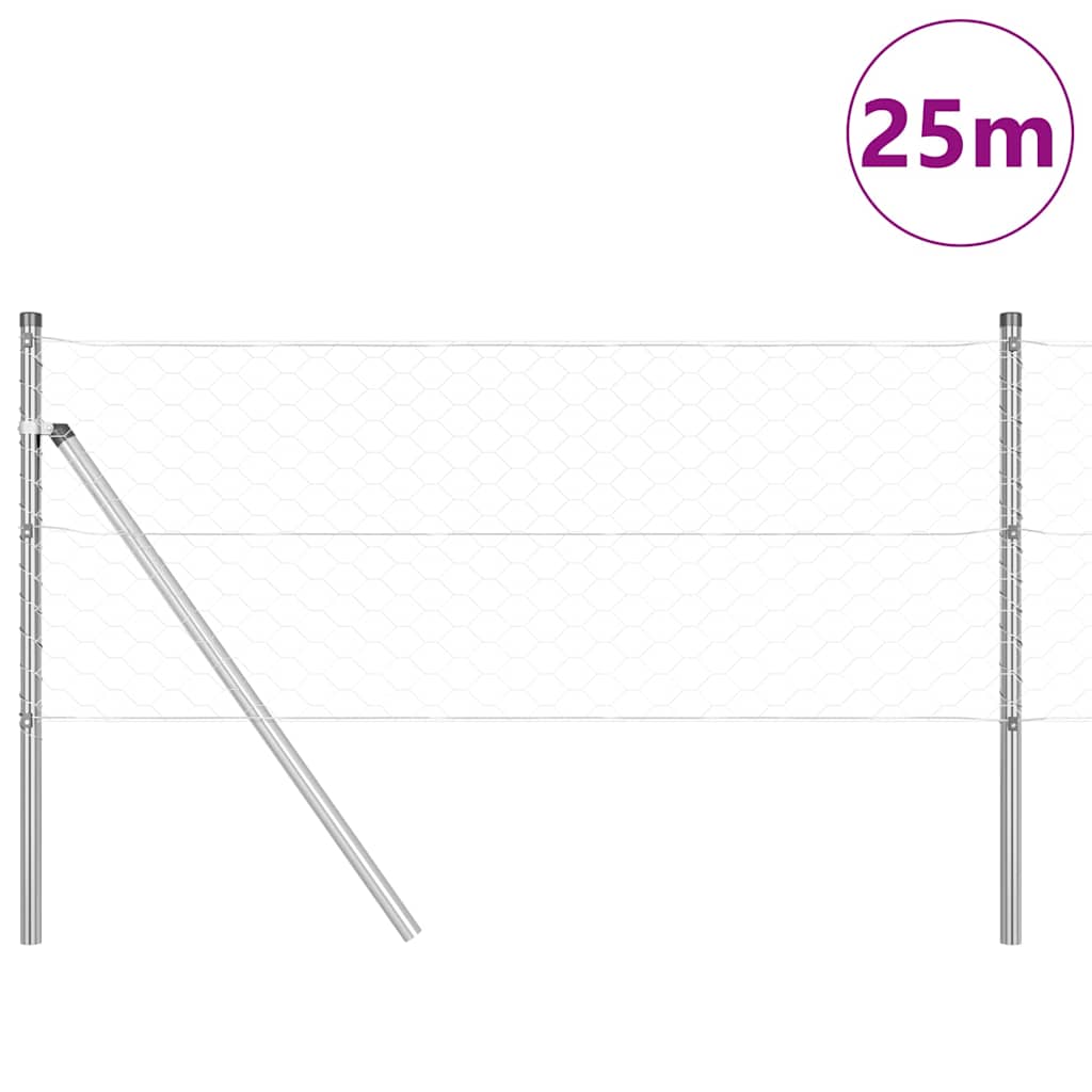 Ground Fix Welded Wire Fence 25 x 0.6 m (W x H)