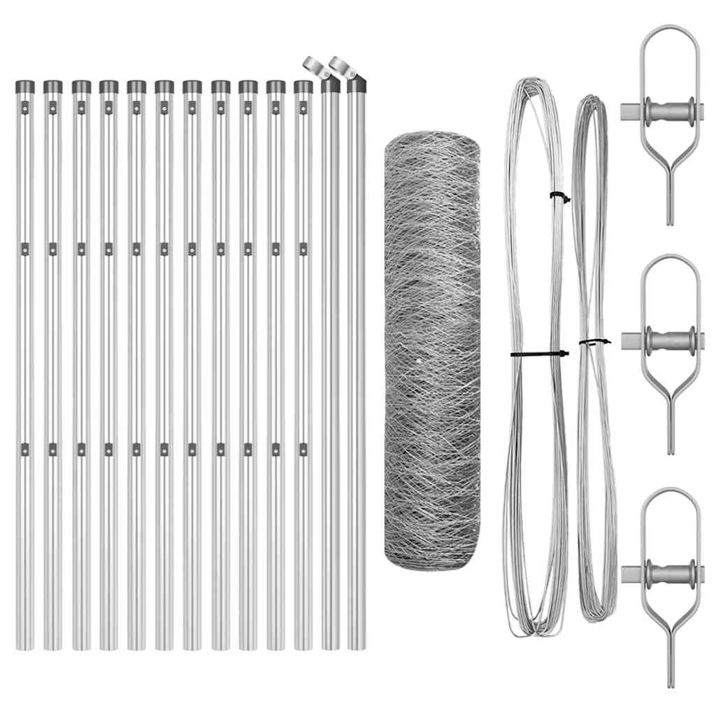 Ground Fix Welded Wire Fence 25 x 0.8 m (W x H)