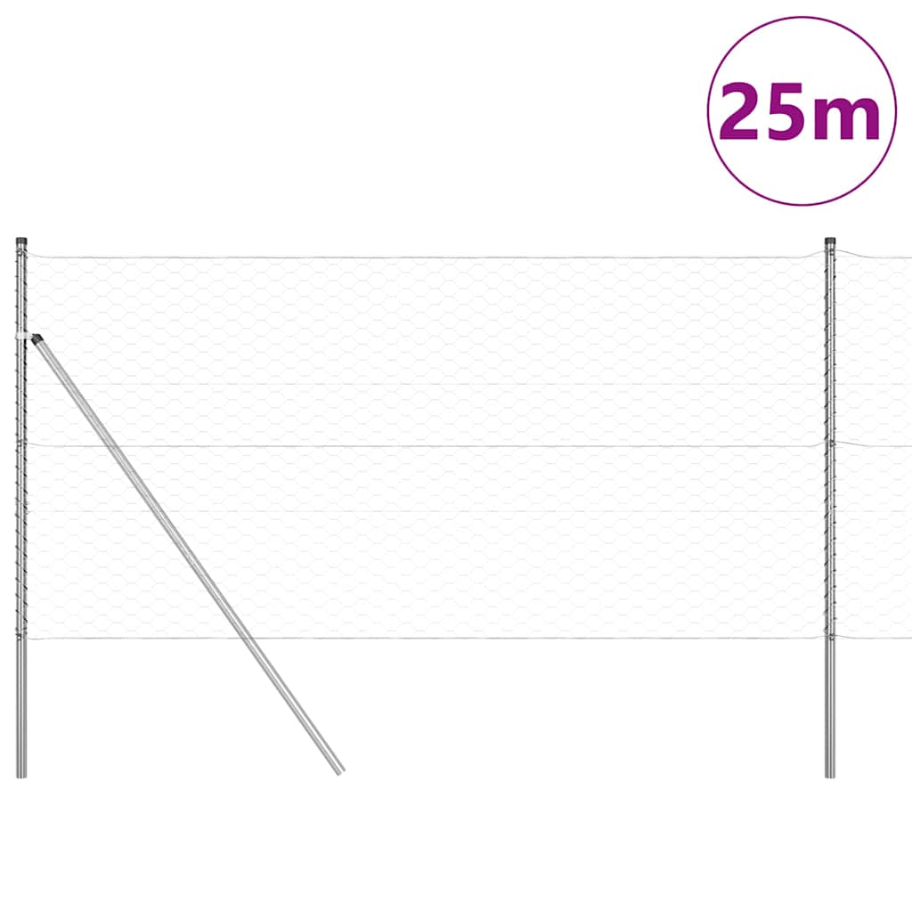 Ground Fix Welded Wire Fence 25 x 1.2 m (W x H)