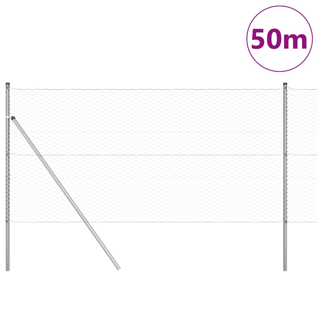 Ground Fix Welded Wire Fence 50 x 1 m (W x H)