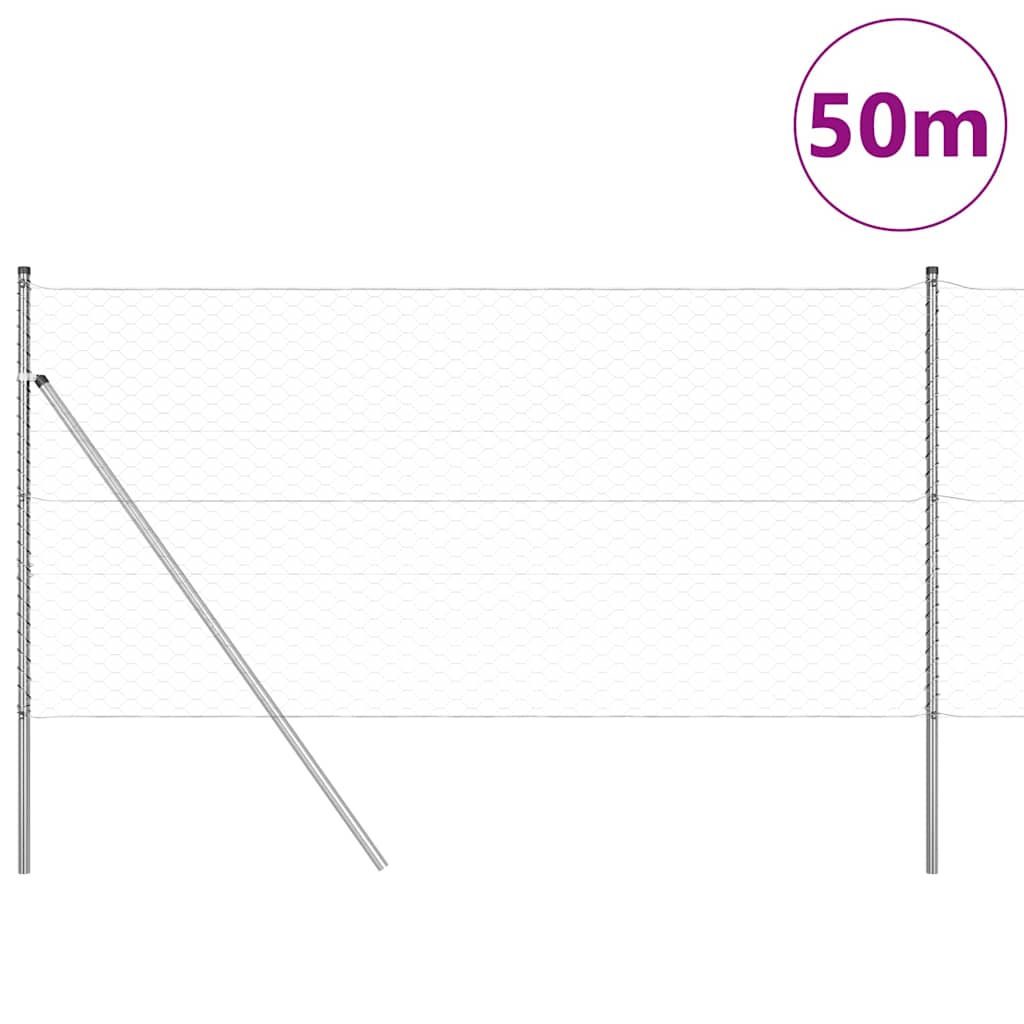Ground Fix Welded Wire Fence 50 x 1 m (W x H)