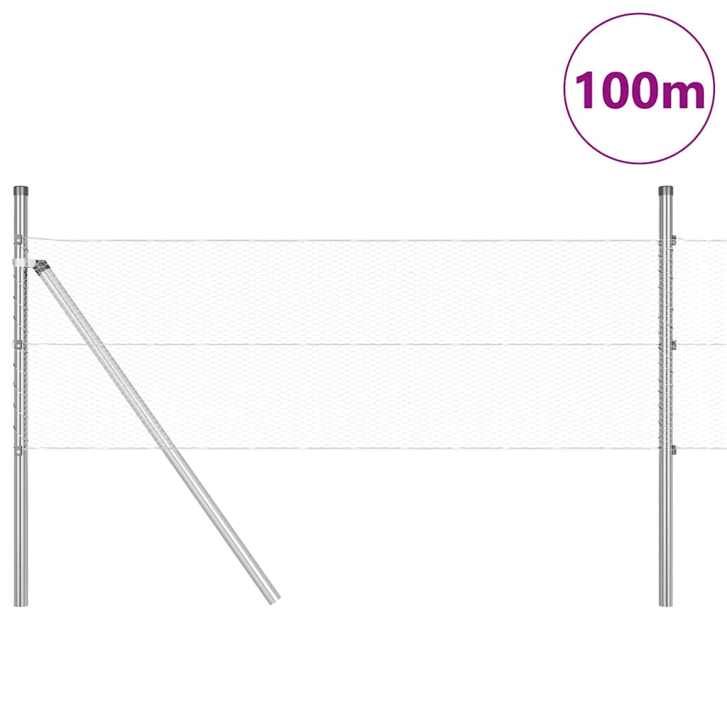 Ground Fix Welded Wire Fence 100 x 0.8 m (W x H)