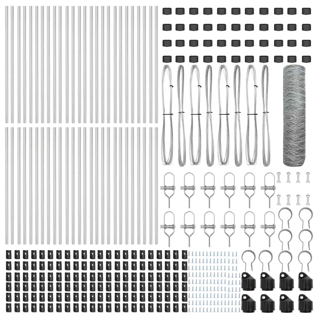 Ground Fix Welded Wire Fence 100 x 0.8 m (W x H)