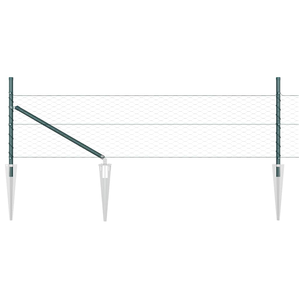 Welded Wire Fence with Spikes 25 x 0.4 m (W x H)