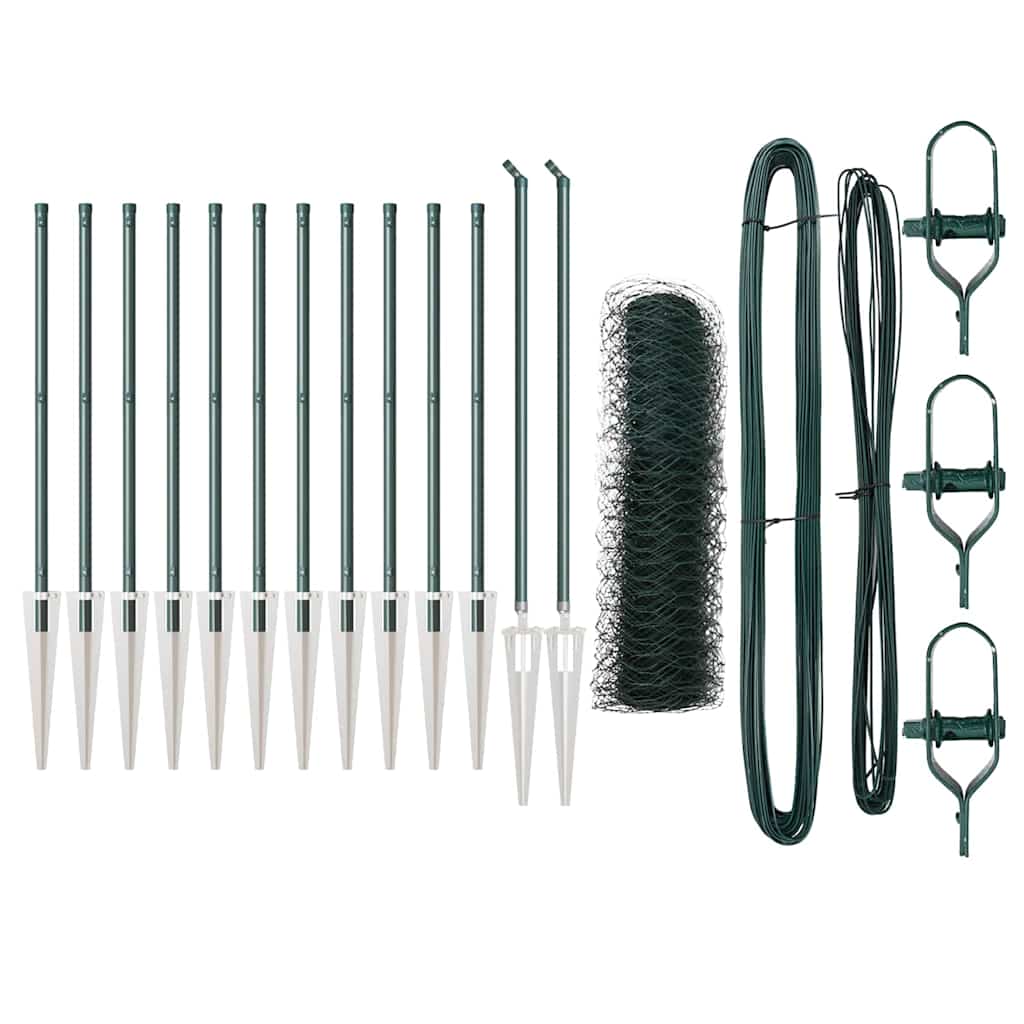 Welded Wire Fence with Spikes 25 x 0.4 m (W x H)