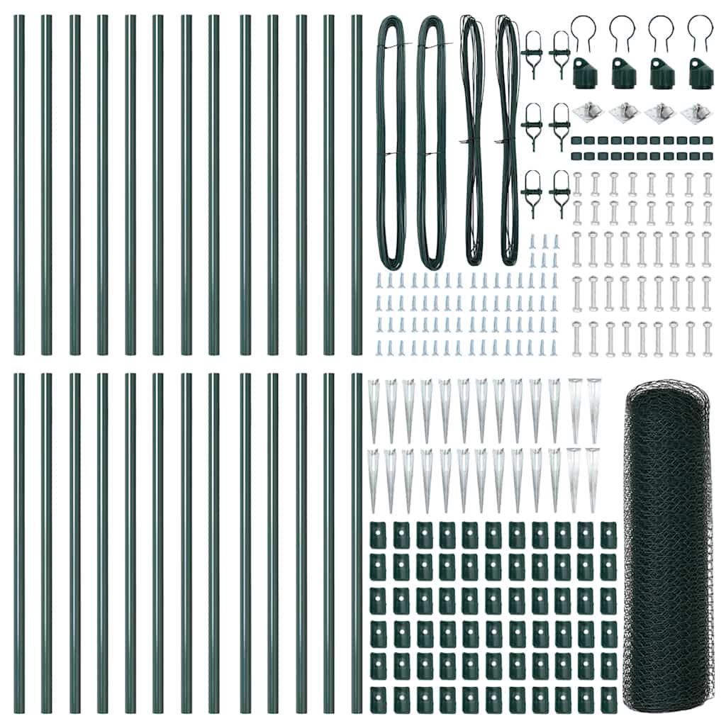 Welded Wire Fence with Spikes 50 x 0.8 m (W x H)