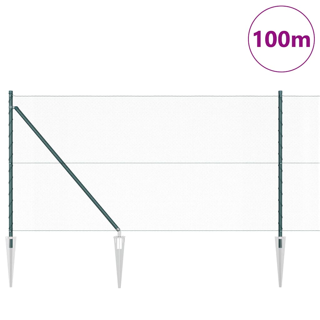 Welded Wire Fence with Spikes 100 x 1 m (W x H)