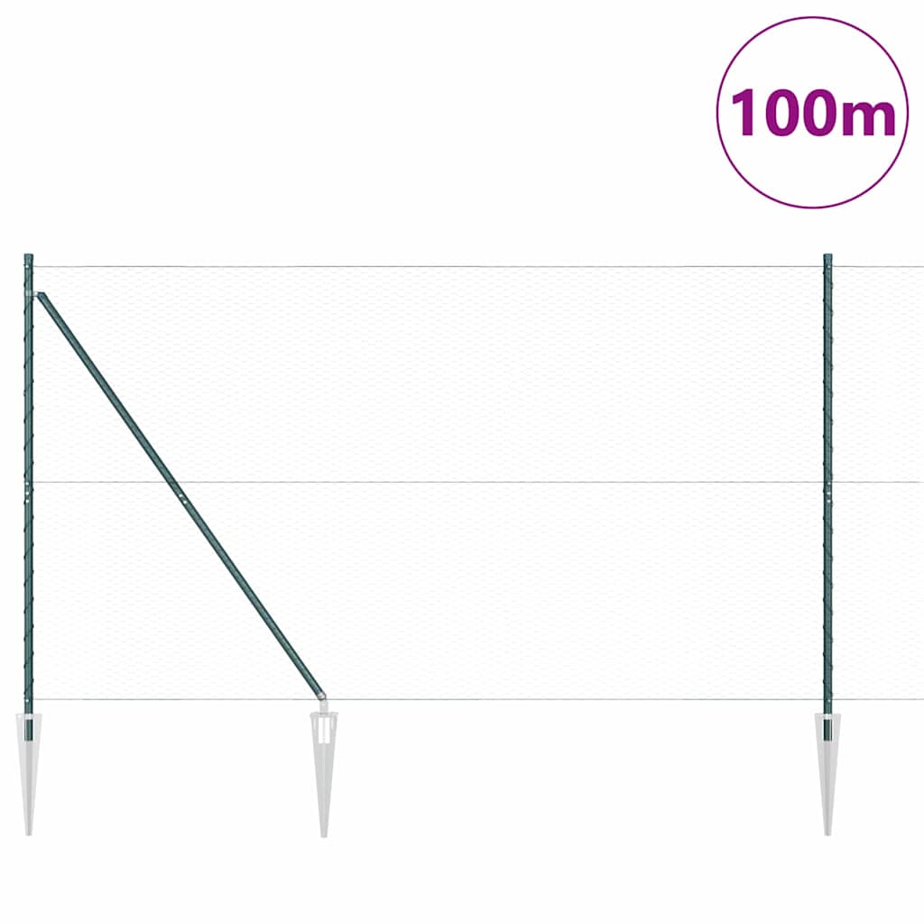 Welded Wire Fence with Spikes 100 x 1.5 m (W x H)
