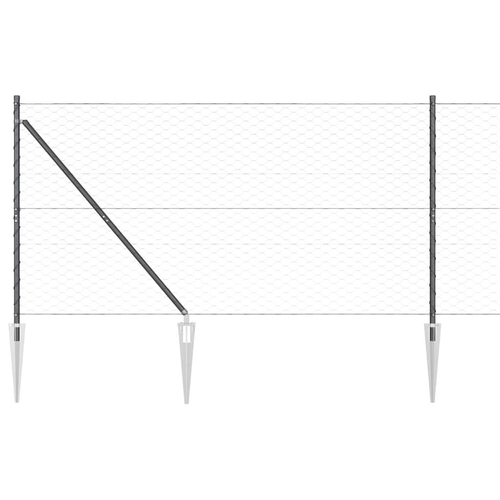 Welded Wire Fence with Spikes 10 x 1.4 m (W x H)