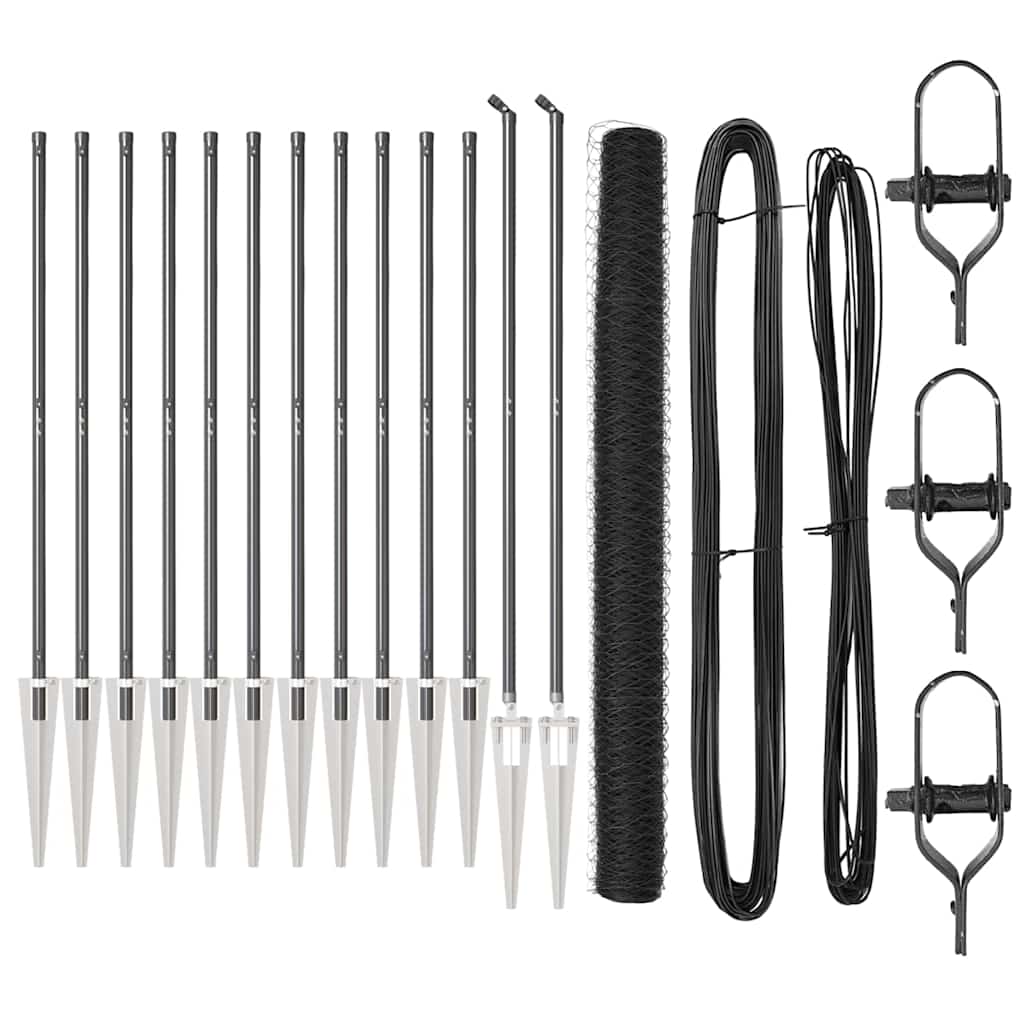 Welded Wire Fence with Spikes 25 x 1.6 m (W x H)
