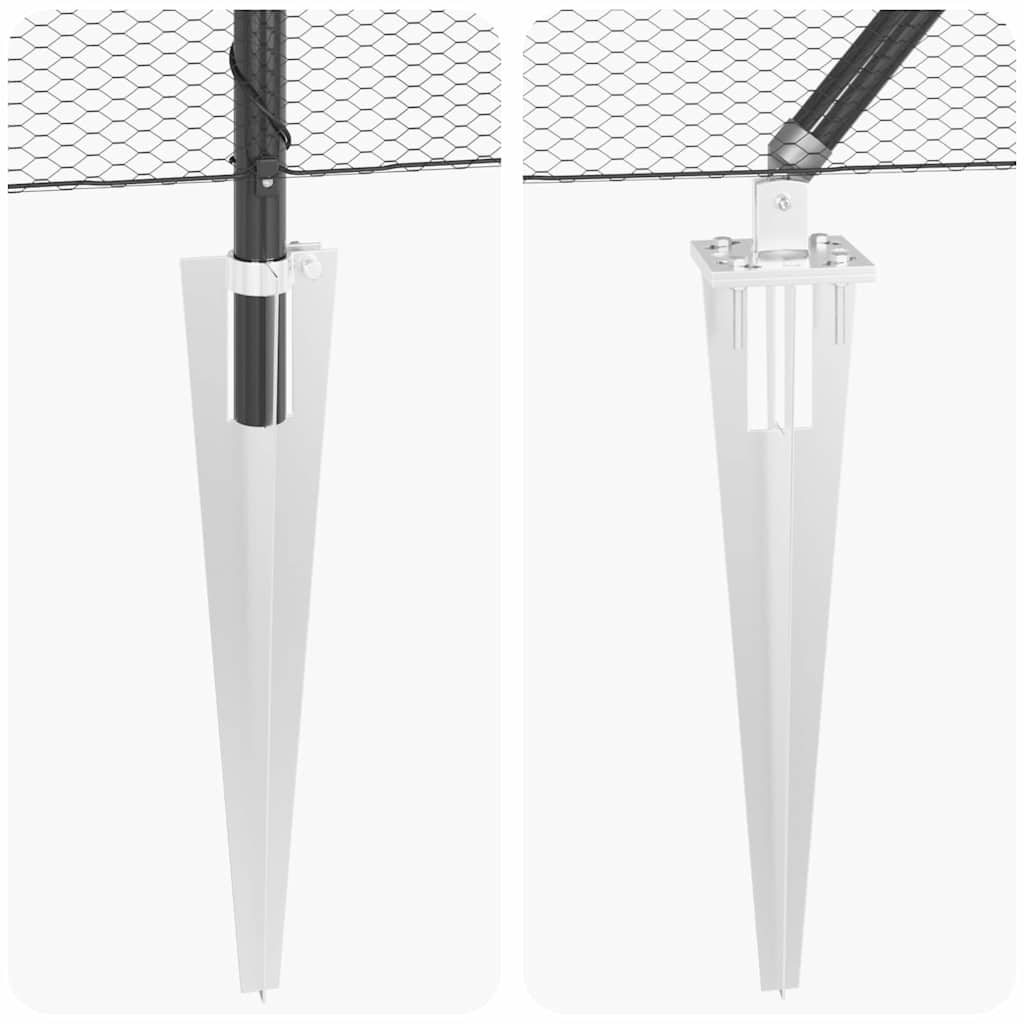 Welded Wire Fence with Spikes 100 x 0.6 m (W x H)