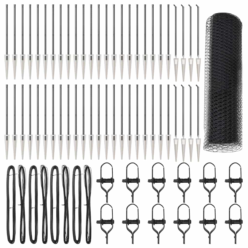 Welded Wire Fence with Spikes 100 x 0.6 m (W x H)
