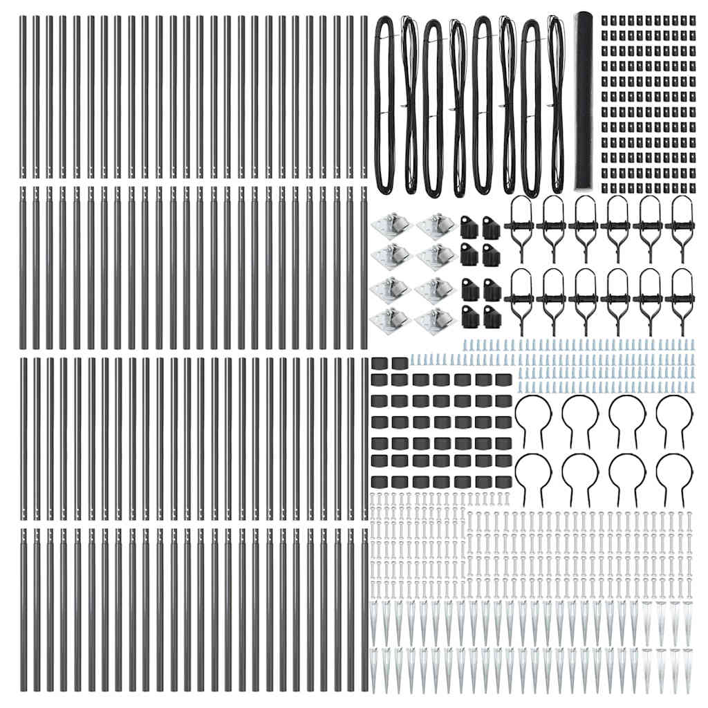 Welded Wire Fence with Spikes 100 x 1.5 m (W x H)