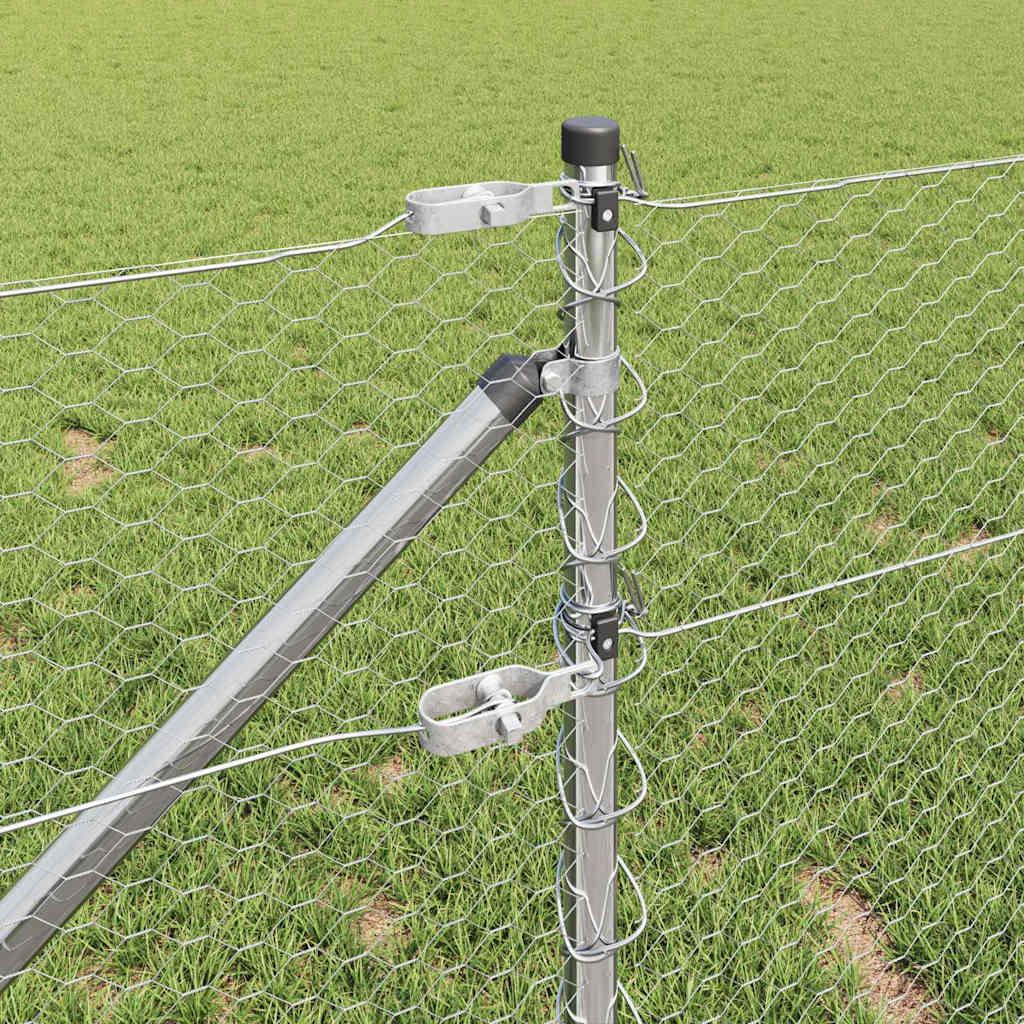 Welded Wire Fence with Spikes 10 x 0.6 m (W x H)