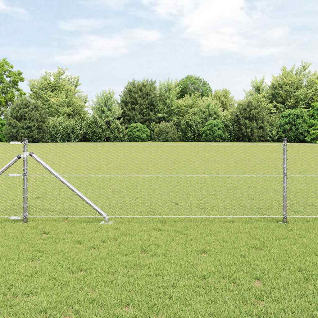 Welded Wire Fence with Spikes 10 x 0.6 m (W x H)