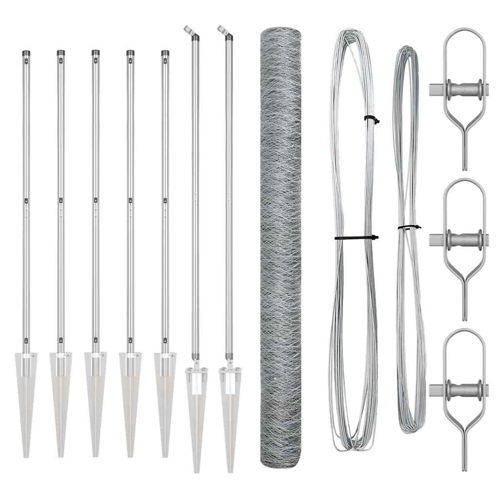 Welded Wire Fence with Spikes 10 x 1.6 m (W x H)