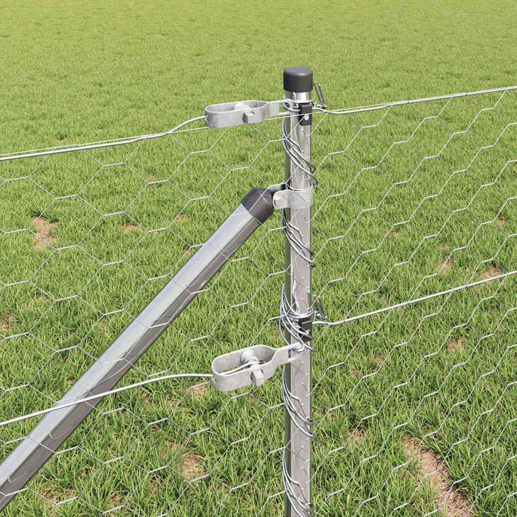 Welded Wire Fence with Spikes 25 x 0.6 m (W x H)