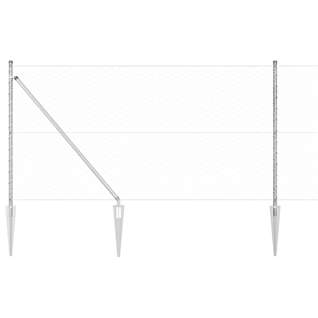 Welded Wire Fence with Spikes 25 x 1 m (W x H)