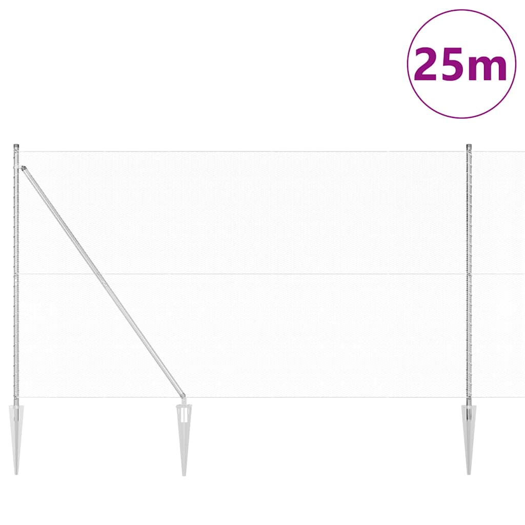 Welded Wire Fence with Spikes 25 x 1.6 m (W x H)
