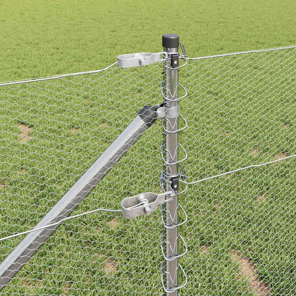 Welded Wire Fence with Spikes 50 x 0.6 m (W x H)
