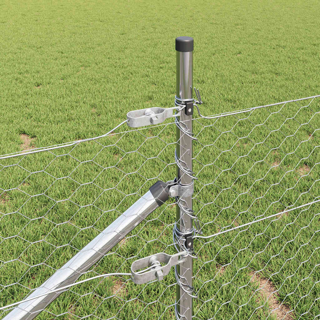 Welded Wire Fence with Spikes 100 x 0.4 m (W x H)