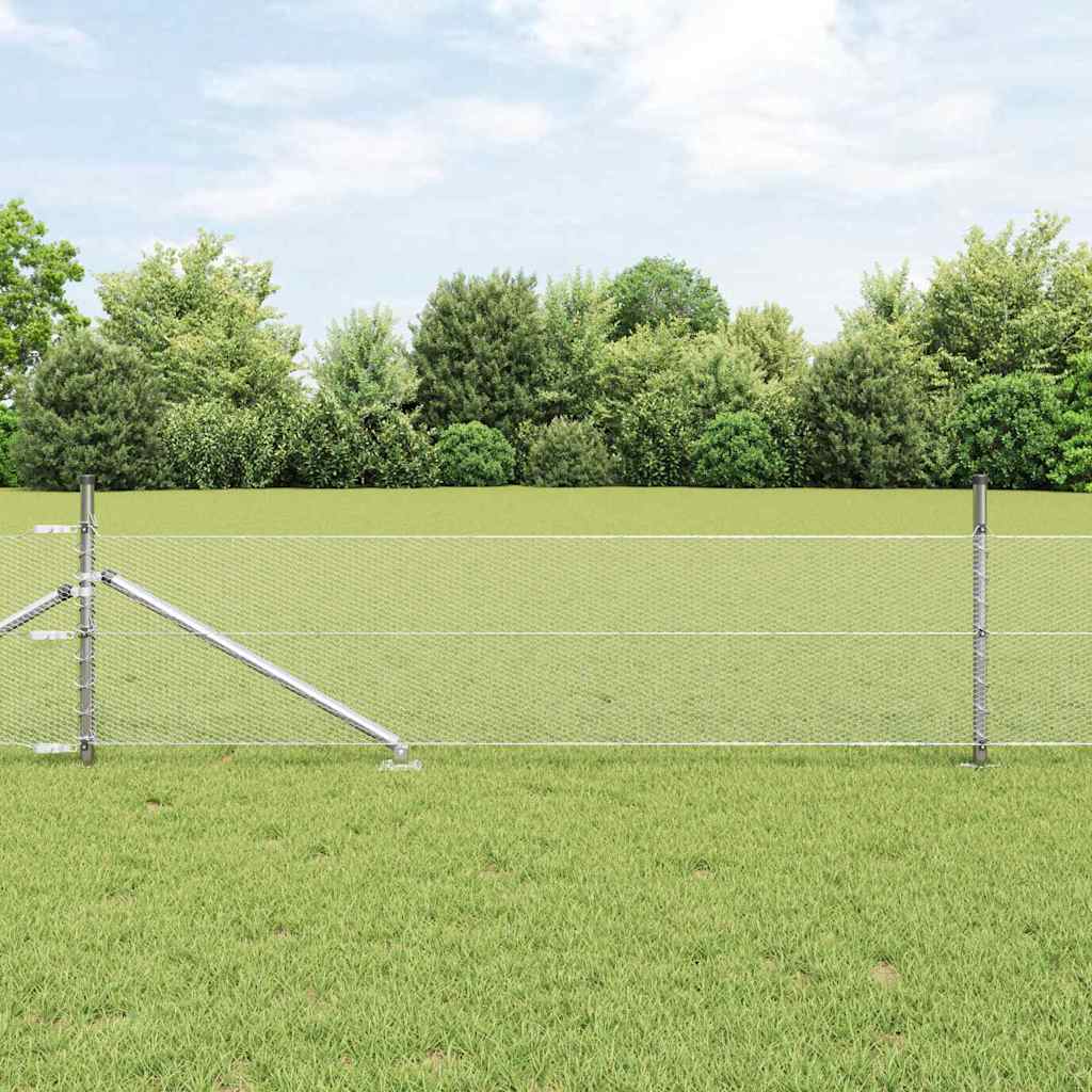 Welded Wire Fence with Spikes 100 x 0.5 m (W x H)
