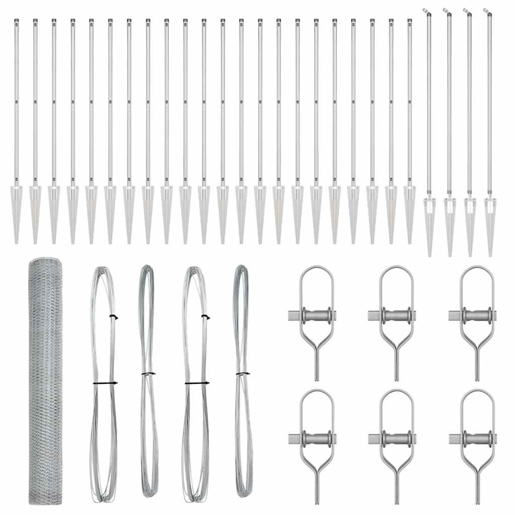 Welded Wire Fence with Spikes 100 x 1.4 m (W x H)