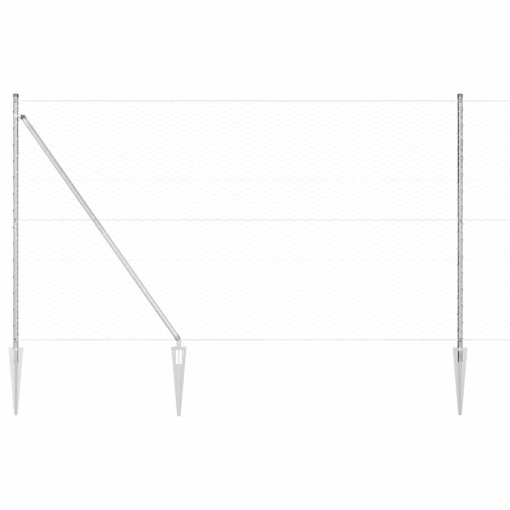 Welded Wire Fence with Spikes 100 x 1.5 m (W x H)