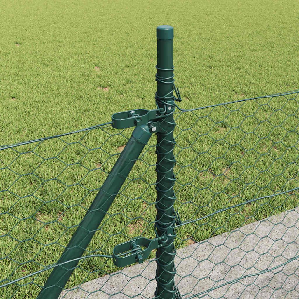 Welded Wire Fence with Concrete Base 10 x 0.5 m (W x H)
