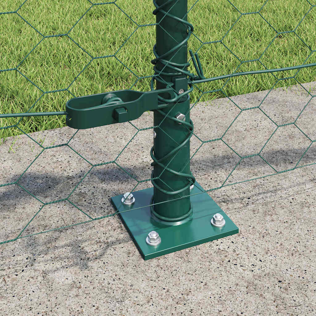 Welded Wire Fence with Concrete Base 10 x 0.6 m (W x H)