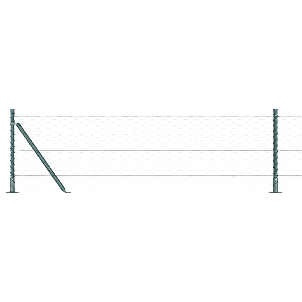 Welded Wire Fence with Concrete Base 10 x 0.6 m (W x H)