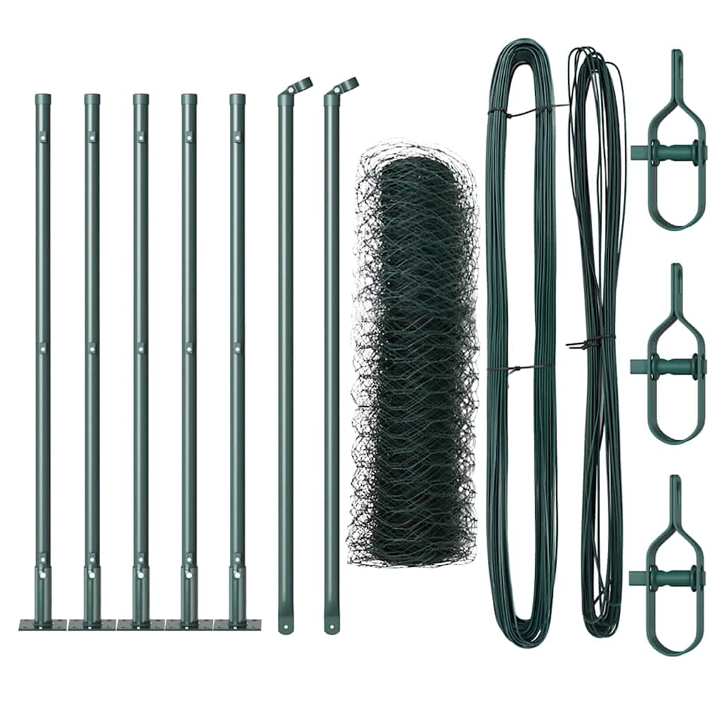 Welded Wire Fence with Concrete Base 10 x 0.6 m (W x H)