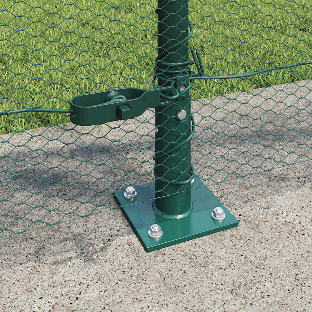 Welded Wire Fence with Concrete Base 10 x 0.8 m (W x H)
