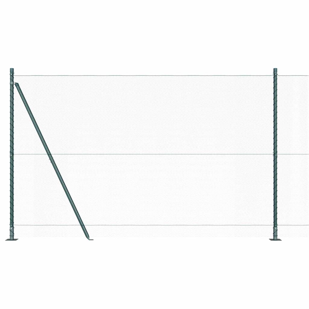 Welded Wire Fence with Concrete Base 25 x 1.4 m (W x H)